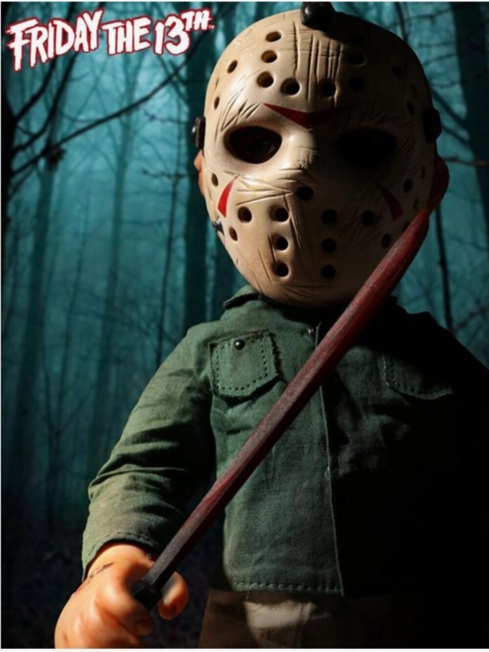 Mezco Friday the 13th Jason Voorhees 15" Mega Scale Doll Figure w/ Sound In Box - Picture 7 of 9